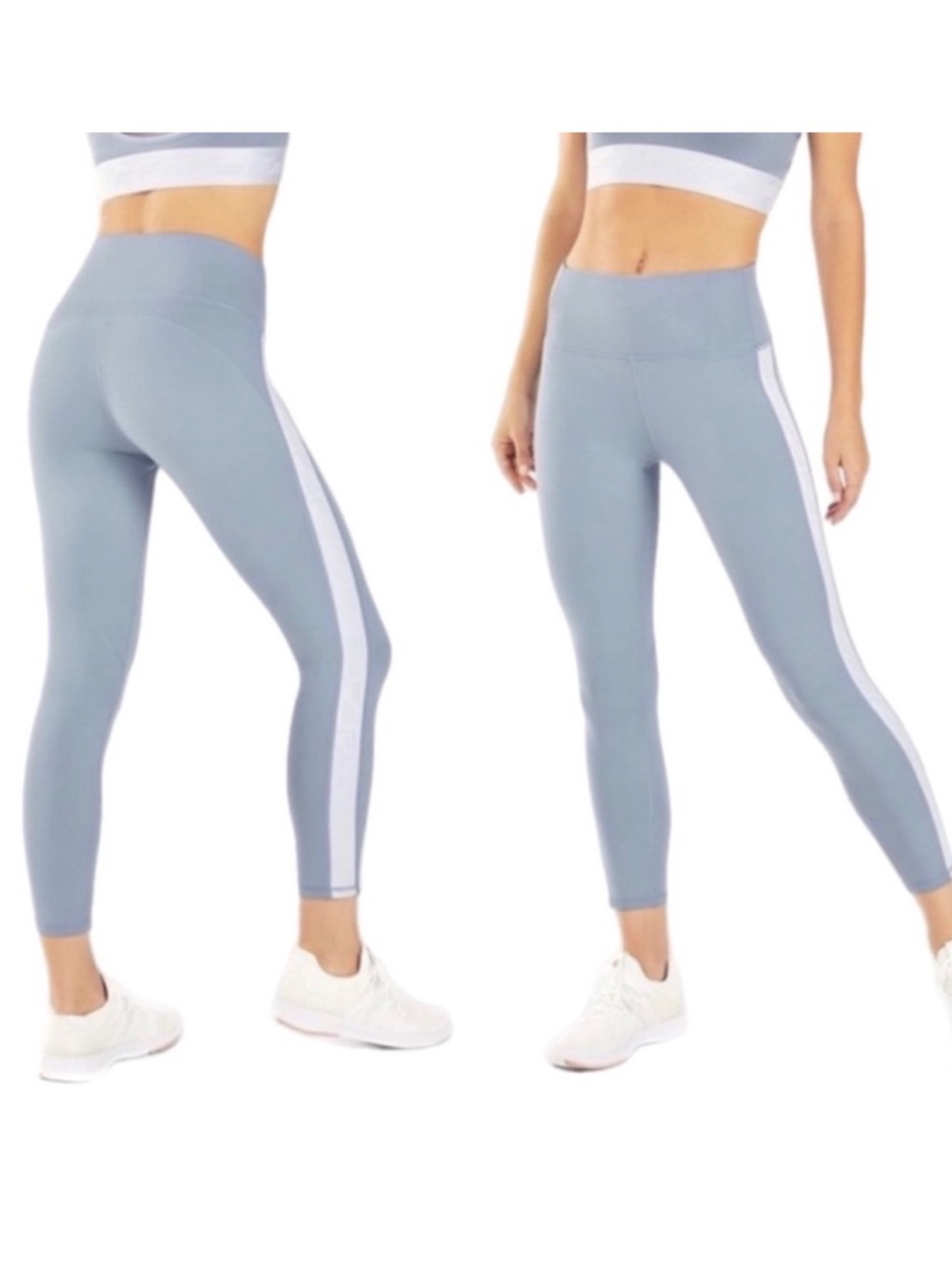 Fabletics High-Waisted PowerHold Side-Stripe 7/8